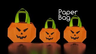 Halloween Bag Making  How to Make a Paper Bag  Crafti Habits❌ Crafty Habits❎ [upl. by Ecnedac]