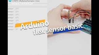 120  How to use flex sensor with arduino [upl. by Freiman335]