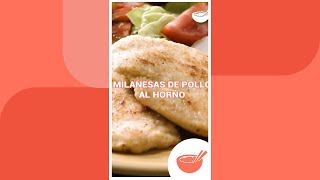 Cómo hacer MILANESAS DE POLLO EN HORNO  Comedera [upl. by Parik]