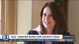 City of Madison Alder Regina Vidaver becomes first candidate to announce run for Dane Co Executive [upl. by Llednahs]