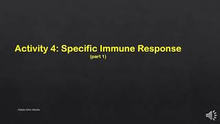 Specific Immune Response part 1 [upl. by Elinore433]