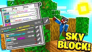 BEST NEW SKYBLOCK SERVER FOR MCPE Minecraft Bedrock Edition [upl. by Mungo]