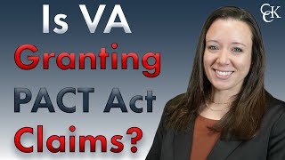 Is VA Granting PACT Act Claims for Disabled Veterans [upl. by Dnesnwot]