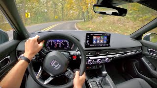 2022 Honda Civic Sport Touring Manual Hatchback  POV Review [upl. by Yud249]