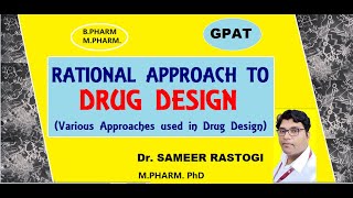 DRUGDESIGNVARIOUSAPPROACHESUSEDINDRUGDESIGNBPHARM 6th SEMM PHARMMEDICINALCHMISTRY III [upl. by Atiuqa780]