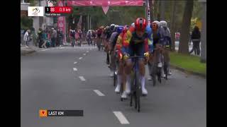 BINIAM GIRMAY 4TH PLACE SPRINT  MÜNSTERLAND GIRO 2024 [upl. by Bresee334]