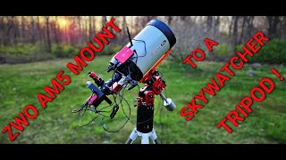 ZWO AM5 Mounted to a SkyWatcher Tripod HEQ5 [upl. by Gallard]