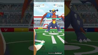 Mega Garchomp solo no weatherboost DTST  Pokemon Go [upl. by Millan]