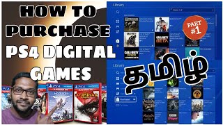 HOW TO PURCHASE PS4 DIGITAL GAMES TAMIL தமிழ் PART 1 [upl. by Roice463]