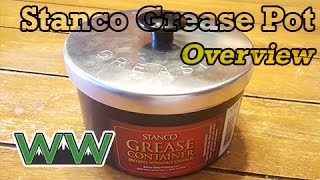 Overview Stanco Grease Pot turned cook pot [upl. by Ardnoid100]