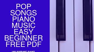 Pop Songs Piano Tutorials for Beginners Pdf [upl. by Sands]