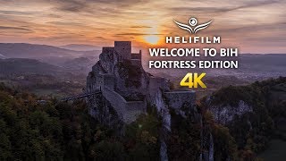 Welcome to BiH  4K  Tvrdjave u Bosni i Hercegovini  Aerial Footage [upl. by Aelem204]