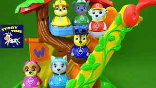 Paw Patrol Weebles Treehouse Playset Everest Animal Rescue Episode Funny Toy Story Videos for Kids [upl. by Iidnarb418]