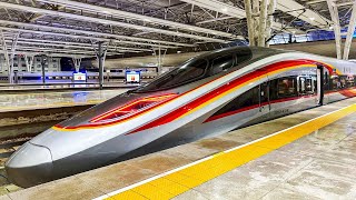 Riding worlds FIRST 350 kmh sleeper high speed train  Shanghai  Shenzhen [upl. by Raychel598]