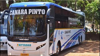 CANARA PINTO VOLVO MULTI AXLE B11R STARZ  EXTERIORS BUILT BY MG COACH [upl. by Bartel]