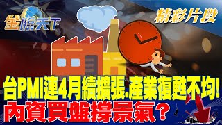 台PMI連4月續擴張產業復甦不均！內資買盤撐景氣？｜金臨天下 20240903 tvbsmoney [upl. by Hartzel]