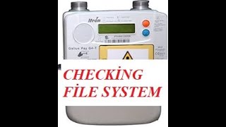 yeni qaz saygacinin ekraninda checking file system yazilir [upl. by Aslam]