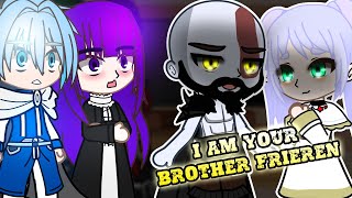 Sousou No Frieren React To Kratos As Frierens Brother  Gacha React [upl. by Seften]