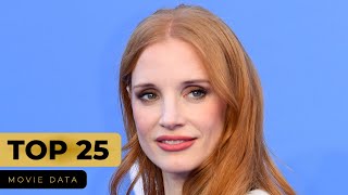 JESSICA CHASTAIN MOVIES  TOP 25 [upl. by Collimore542]