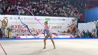 Arina Averina Ribbon EF 1st Stage Strongest Cup Moscow 2023 [upl. by Anneirb]