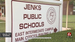 Jenks Students Return To Classroom For First Day Of School [upl. by Becket]