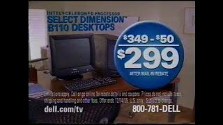 Dell Holiday Deals on Dimension B110 Desktops Commercial 2005 [upl. by Melmon661]