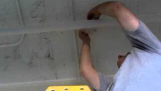 Installing Acoustic FabricWrapped Hanging Clouds from a Concrete Ceiling Deck [upl. by Tarrant]