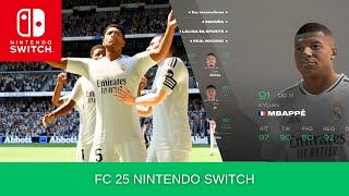 ASI ES FC 25 EN NINTENDO SWITCH [upl. by Azrim]