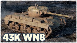 WN8 FARMING • 43000 FOR ONE FIGHT • WoT Gameplay [upl. by Ewart]