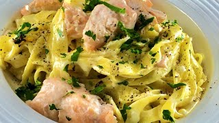 PASTA con TROTA SALMONATA e PANNA Ricetta primo piatto veloce [upl. by Nilyarg]