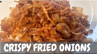 Crispy Fried Onion for Biryanis and Currys  Birista Recipe [upl. by Eirelam]