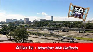 Marriott Atlanta NW Galleria with view of Truist Park home of the Atlanta Braves outmywindowlive [upl. by Jaynes]