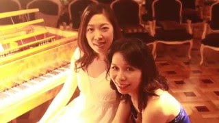 Australian Piano Duo Live Playing Amuse bouches by Boris Kosak [upl. by Eelirem874]