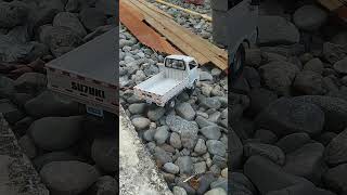 Lepas kendali wpl d12 toys rccar truck truck offroad automobile minecraft shorts [upl. by Archangel]