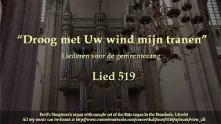 Droog met Uw wind mijn tranen Lied 519 Liederen voor de gemeentezang [upl. by Ggerc]