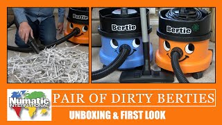 A Pair Of Numatic Bertie Vacuum Cleaners  Unboxing amp First Look [upl. by Onimixam]