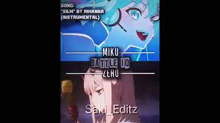 Miku VS Zero Two 1v1 versus wis [upl. by Artnoed860]