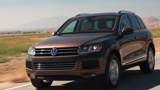 Обзор Авто Volkswagen Touareg 2014 Тест драйв Интерьер Екстерєр [upl. by Atalee]