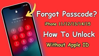 How to Unlock iPhone if You Forgot Passcode in 2024 How to Remove Screen Lock Passcode [upl. by Durkin]