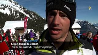 Alpiniski lunique épreuve mondiale de cet hiver organisée en Suisse cétait aux Marécottes [upl. by Luehrmann]