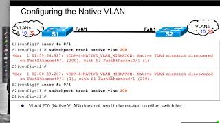 Native VLAN and Limiting VLANs on Trunks [upl. by Bloem]