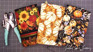 FALL JUNK JOURNALS Adding Eyelets and Ribbon Closures [upl. by Nillor694]