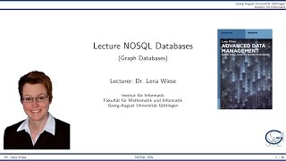 NoSQL databases II Graph Databases [upl. by Lekcim]