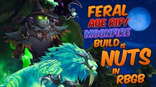 Feral Druid PvP TWW AoE Lunar Build is NUTS in RBGB The War Within PvP Gameplay [upl. by Aneeled82]