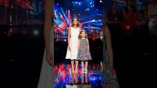 The mother and daughter excite the audience on AGT americasgottalent agt magic shorts [upl. by Staal]