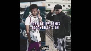 RODDY RICCH  DOWN BELOW Remix FT GH [upl. by Bette-Ann]