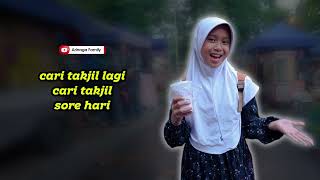 Ngabuburit Lagi Lyrics Video Version  Arinaga Family [upl. by Nimzzaj]