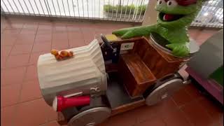 1996 AmutecFun2Learn Sesame Street Oscars Grouch Mobile kiddie ride Mute [upl. by Filberto195]