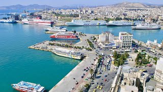 A Look At The Port of Piraeus Athens Greece [upl. by Fox]