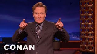 CONAN Monologue 061214  CONAN on TBS [upl. by Anett]